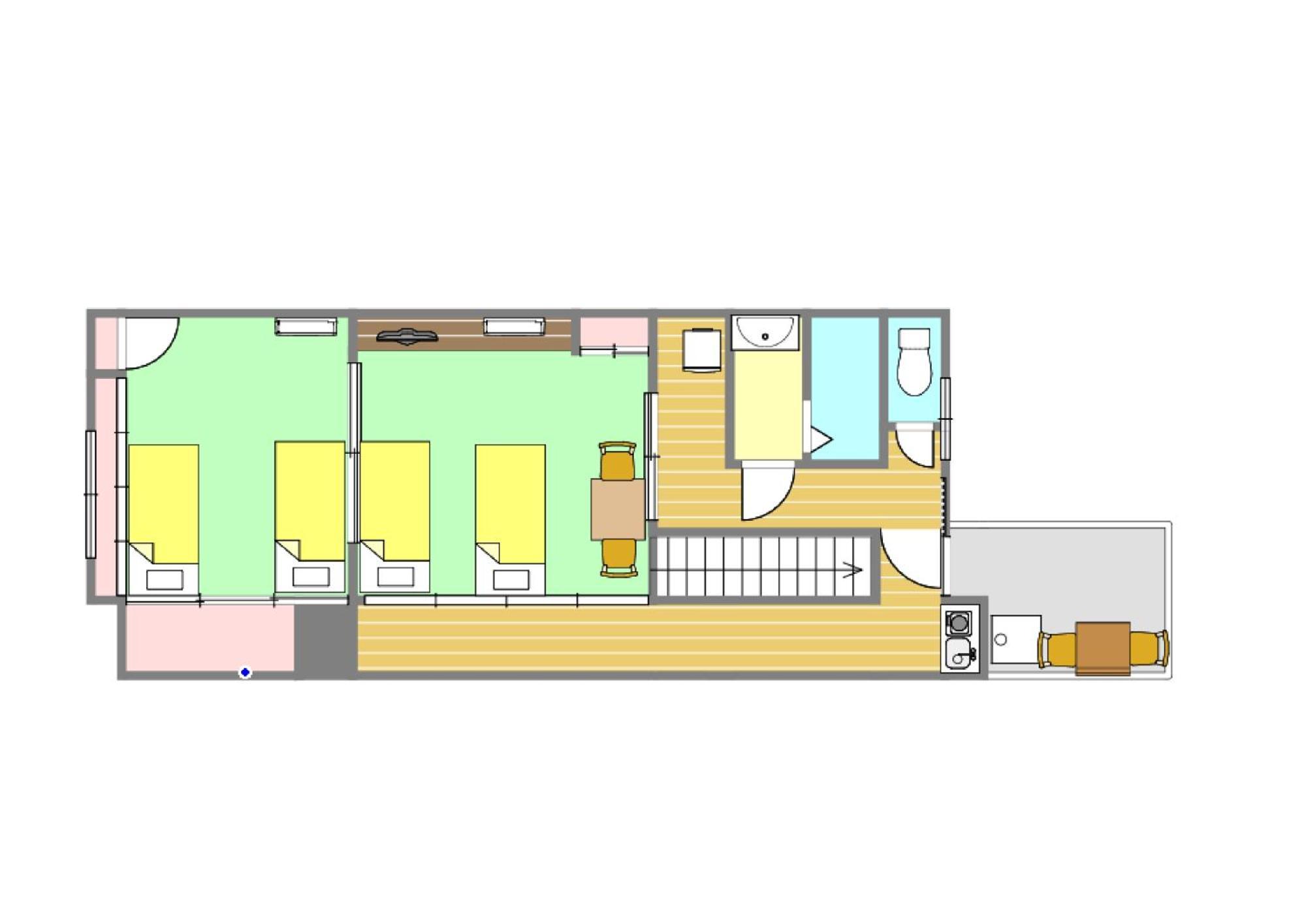 אוסקה Namba Central Traditional Japanese House מראה חיצוני תמונה
